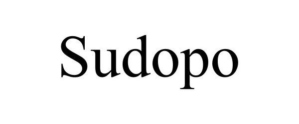 Trademark Logo SUDOPO