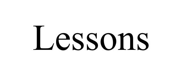 Trademark Logo LESSONS