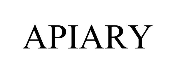Trademark Logo APIARY