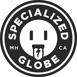 Trademark Logo SPECIALIZED GLOBE MH CA S