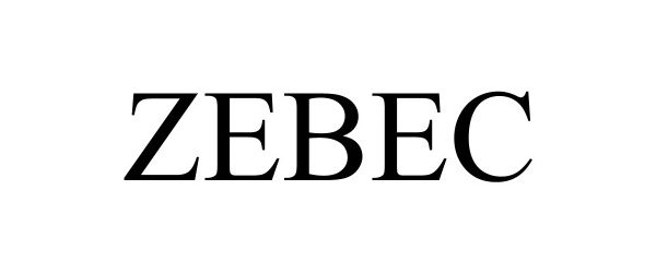 Trademark Logo ZEBEC