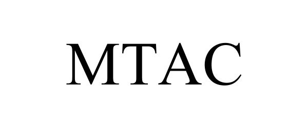 Trademark Logo MTAC