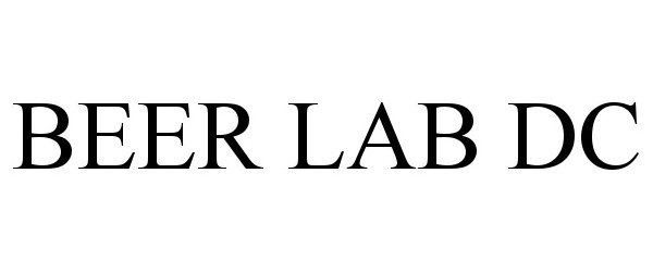 Trademark Logo BEER LAB DC