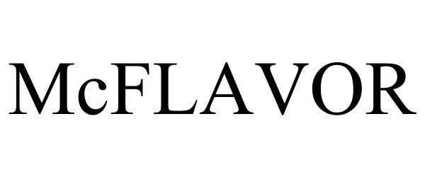 Trademark Logo MCFLAVOR