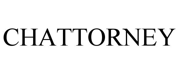Trademark Logo CHATTORNEY