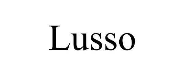 Trademark Logo LUSSO