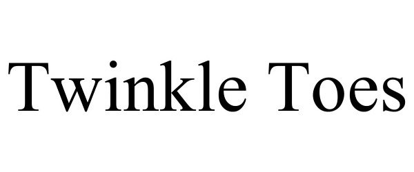 Trademark Logo TWINKLE TOES