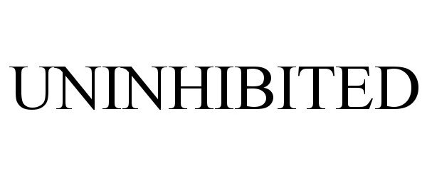 Trademark Logo UNINHIBITED