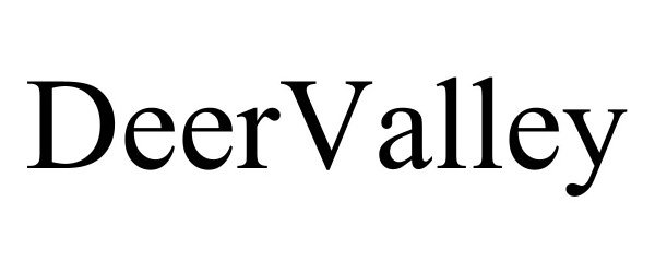 Trademark Logo DEERVALLEY