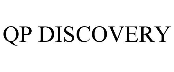 Trademark Logo QP DISCOVERY