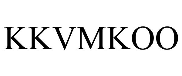Trademark Logo KKVMKOO