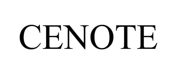 Trademark Logo CENOTE