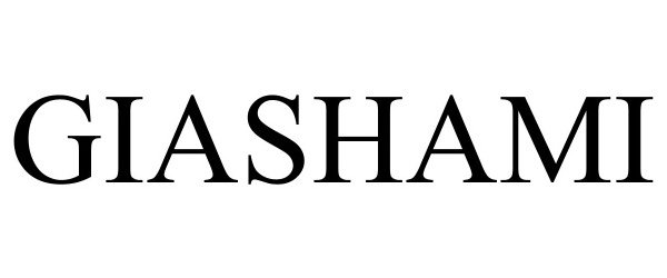 Trademark Logo GIASHAMI