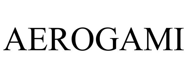 Trademark Logo AEROGAMI
