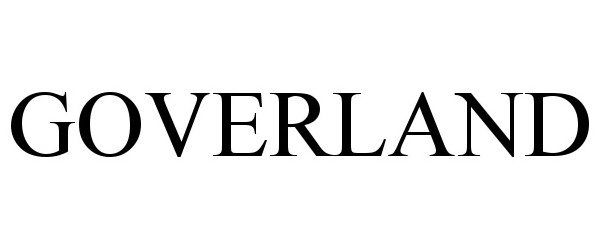Trademark Logo GOVERLAND