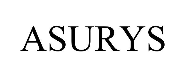 Trademark Logo ASURYS