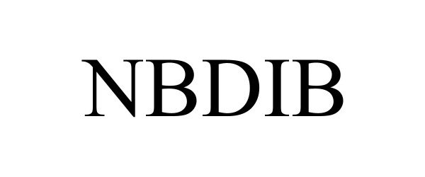 Trademark Logo NBDIB
