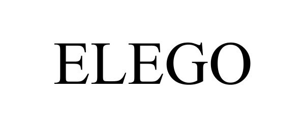 Trademark Logo ELEGO
