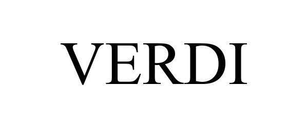 Trademark Logo VERDI