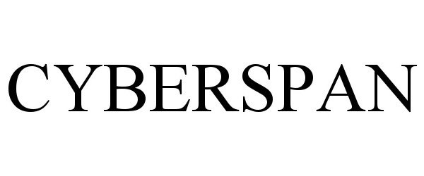 Trademark Logo CYBERSPAN