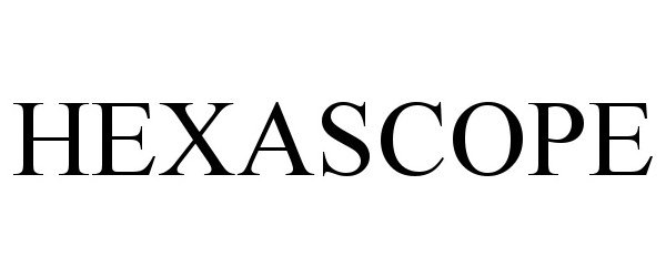 Trademark Logo HEXASCOPE