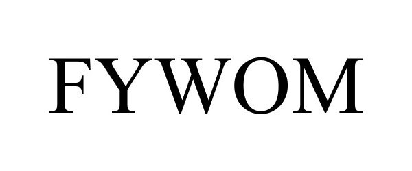 Trademark Logo FYWOM