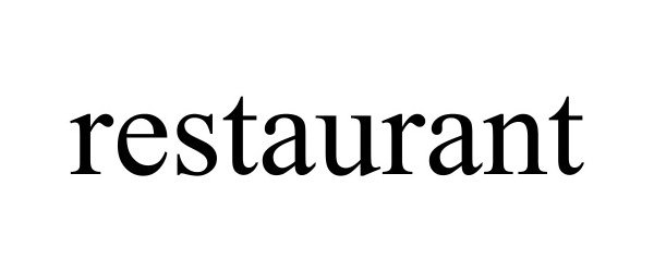 Trademark Logo RESTAURANT