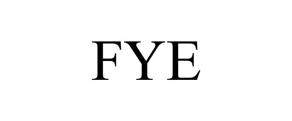 Trademark Logo FYE
