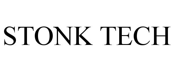 Trademark Logo STONK TECH