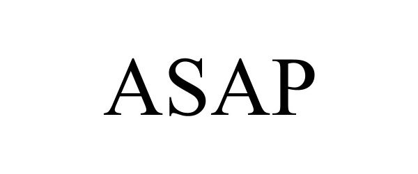 Trademark Logo ASAP