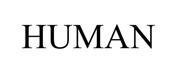 Trademark Logo HUMAN