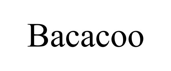 Trademark Logo BACACOO