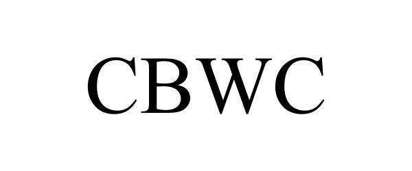 Trademark Logo CBWC