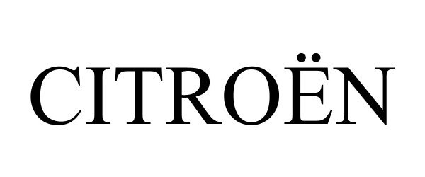 Trademark Logo CITROËN
