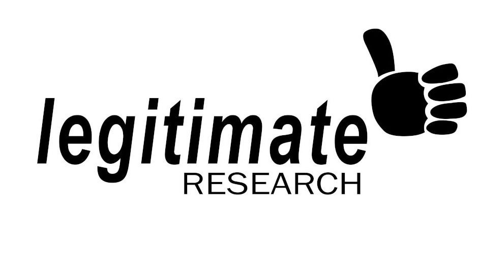 Trademark Logo LEGITIMATE RESEARCH