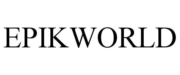 Trademark Logo EPIKWORLD
