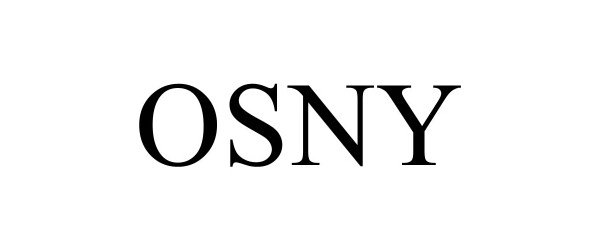 Trademark Logo OSNY