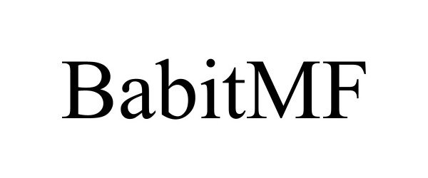 Trademark Logo BABITMF