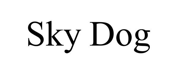 Trademark Logo SKY DOG