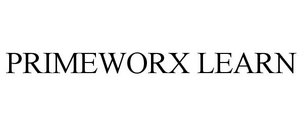 Trademark Logo PRIMEWORX LEARN