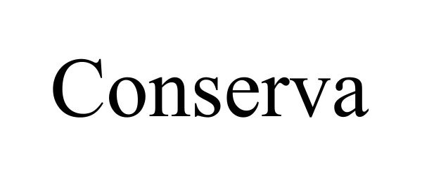 Trademark Logo CONSERVA