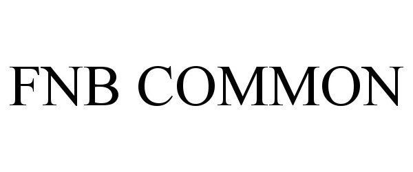 Trademark Logo FNB COMMON