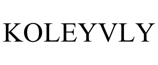 Trademark Logo KOLEYVLY