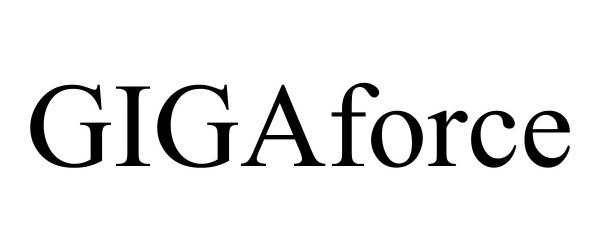 Trademark Logo GIGAFORCE