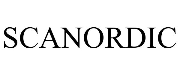 Trademark Logo SCANORDIC