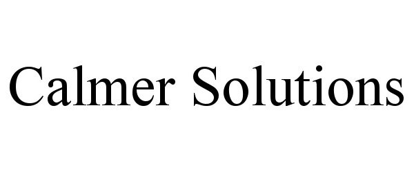  CALMER SOLUTIONS