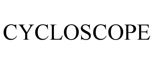 Trademark Logo CYCLOSCOPE