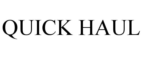 Trademark Logo QUICK HAUL
