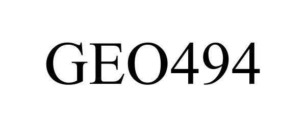Trademark Logo GEO494