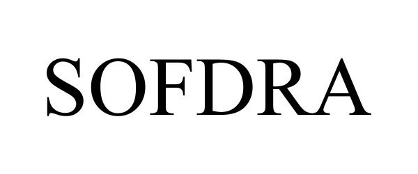 Trademark Logo SOFDRA